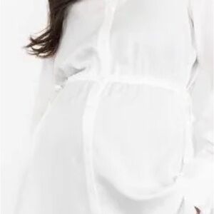 Seraphine White Maternity Top